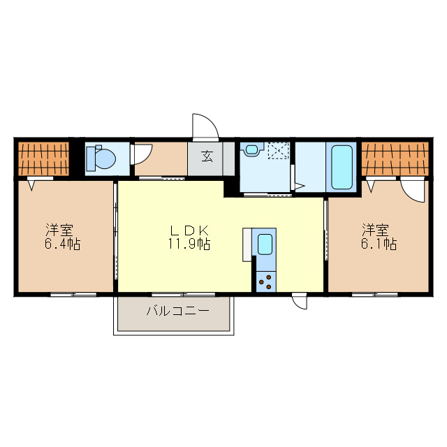 グランルーチェの間取り