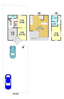 【間取り】 | 大津市北小松1372-25　中古戸建