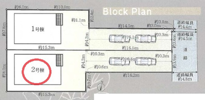 【区画図】 | クレイドルガーデン斑鳩町龍田第2 | 区画図