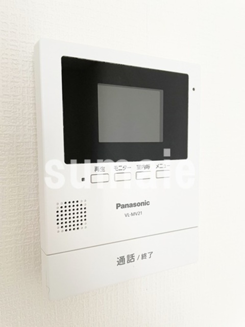 マーブル武蔵浦和のセキュリティ|モニター付きインターホンです。