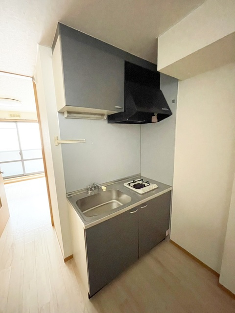 マーブル武蔵浦和のキッチン|ガスコンロ設置済みです。