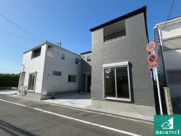 貝塚市澤　第9期　新築一戸建ての外観|お客様に長く安心して住んでいだだける事にこだわった家づくり！住んでからのアフターサービスにもしっかりと取り組んでいます！