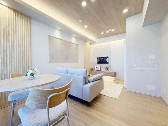 【キッチン】 | サンウッド浜田山 | ゆったりと過ごせるよう機能的にデザインされたLD（リビング・ダイニング）の様子。その明るさや奥行きを感じてください。～即日のご見学可能～　お問合せはお気軽にどうぞ。