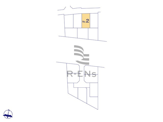 【区画図】 | 西東京市北町５丁目　新築戸建て　２号棟 | 全15棟の新しい街並みが誕生です