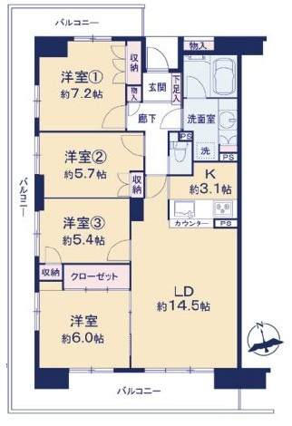 【間取り】 | 藤和ハイタウン湘南茅ヶ崎