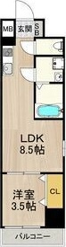 コートエスト都島の間取り