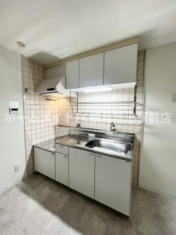 東大阪市稲田上町１丁目の賃貸マンションのキッチン