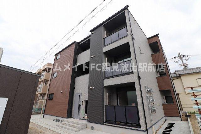 東大阪市森河内西２丁目のアパートの外観