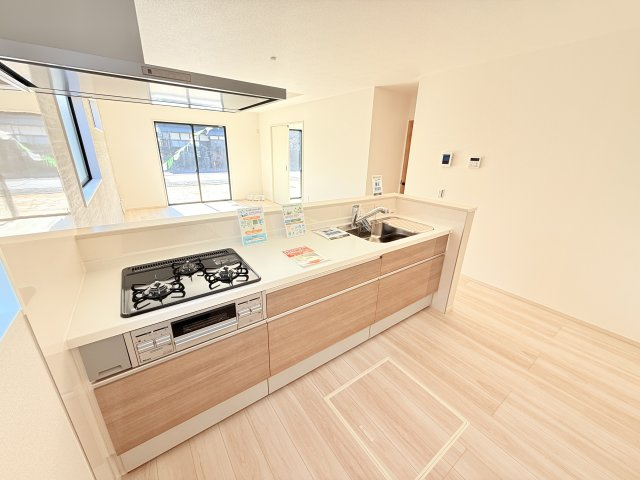 下妻市下栗1期　新築戸建て　2号棟のキッチン