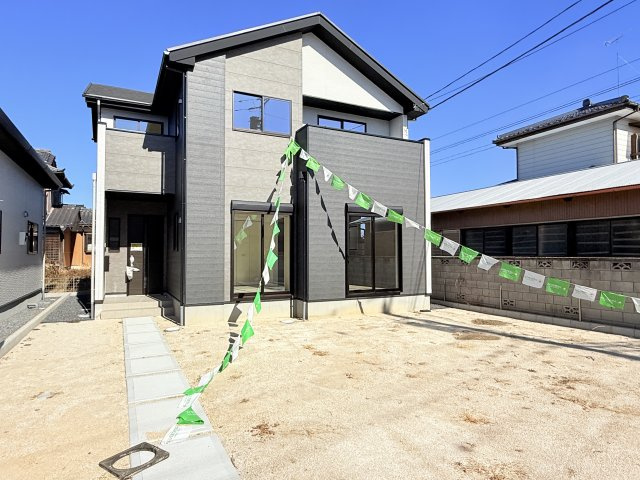 下妻市下栗1期　新築戸建て　2号棟の外観