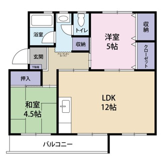 【間取り】 | 徳力団地131棟