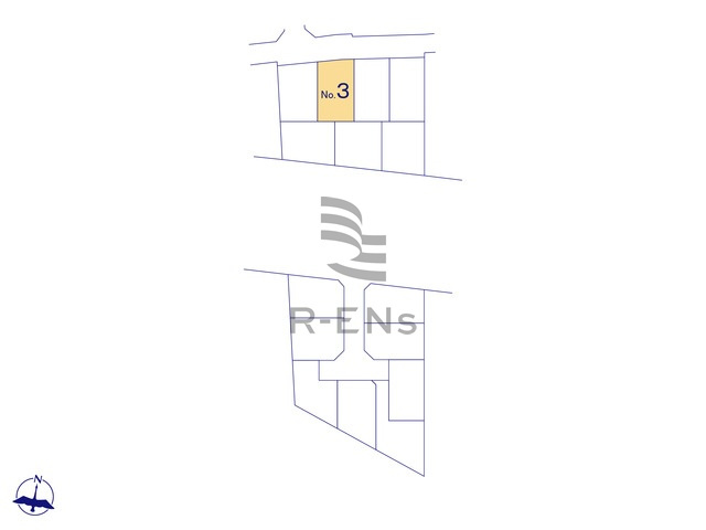 【区画図】 | 西東京市北町５丁目　新築戸建て　３号棟 | 全15棟の新しい街並みが誕生です