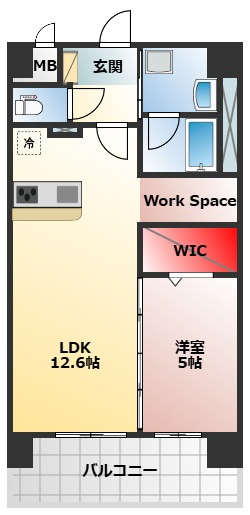 【間取り】 | フェリスシエロ堺
