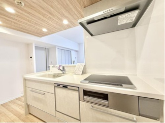 【キッチン】 | 三協鶴間ガーデンハウス | 新規交換（新設）：食洗器・浄水器・ＩＨクッキングヒーター