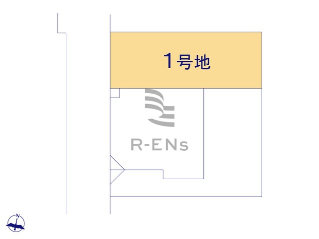 【区画図】 | 練馬区田柄２丁目　売地　1区画 | 教育施設も徒歩10分圏内に充実の子育てしやすいエリア