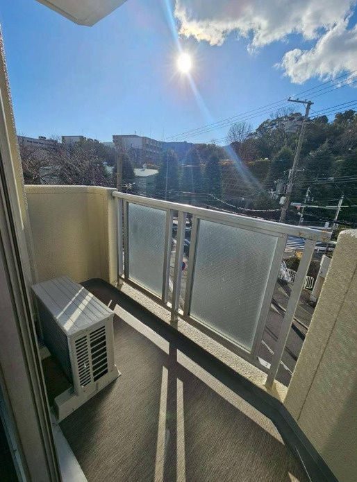 レック六甲マンションのバルコニー