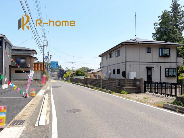 那珂市瓜連第14　新築戸建て　1号棟の前面道路含む現地写真|周辺環境も併せて案内致します♪
ぜひ現地へお越しください♪