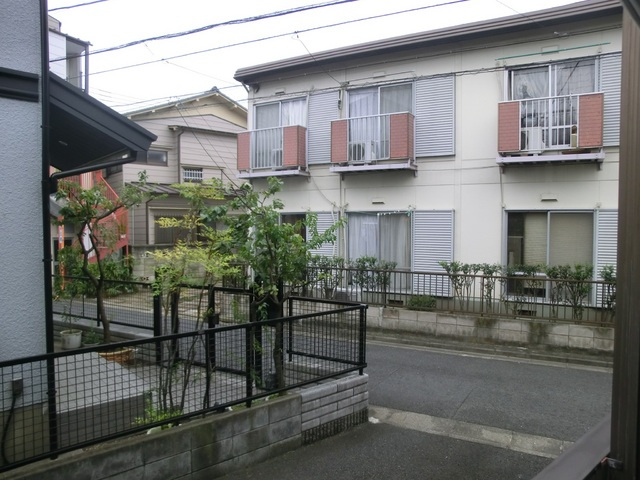 コーポアルカディアⅠの展望|バルコニーからの景色です。