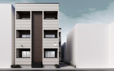 【外観パース】 | robot home 下赤塚Ⅱ | 外観パースです。