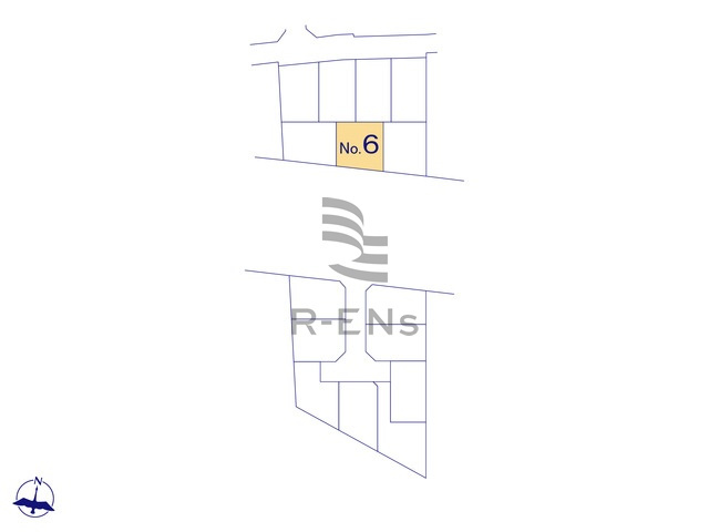 【区画図】 | 西東京市北町５丁目　新築戸建て　６号棟 | 全15棟の新しい街並みが誕生です
