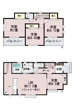 草加市谷塚仲町　 新築分譲住宅 全６邸の間取り|ドキドキの新生活も、安心してスタート。ぴったりの住まいを見つけませんか？クランディアが一緒に住まい選びをサポートします‼　まずは、お気軽にお問合せください　＃クランディア