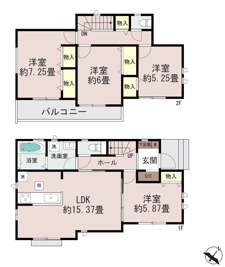 越谷市千間台東3丁目　新築戸建　A号棟