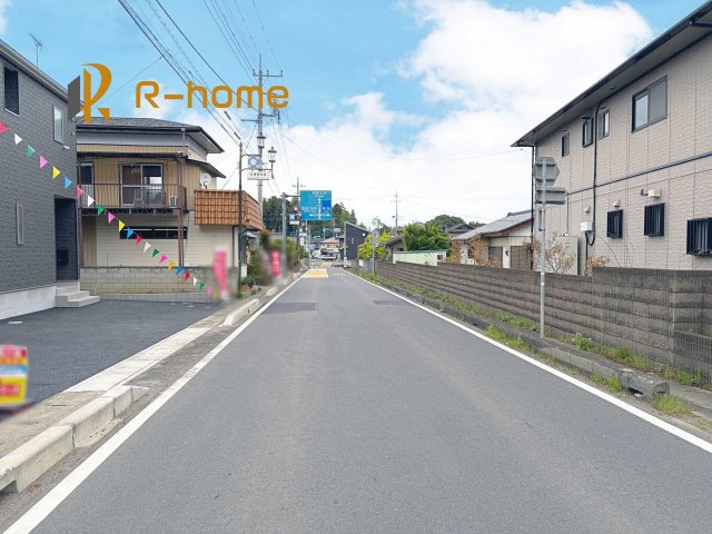 那珂市瓜連第14　新築戸建て　3号棟の前面道路含む現地写真|周辺環境も併せて案内致します♪
ぜひ現地へお越しください♪