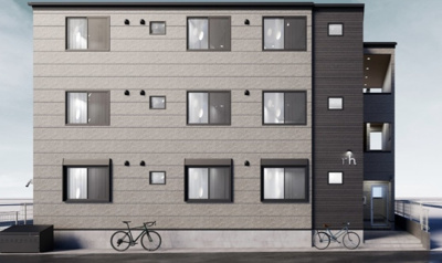 【外観パース】 | robot home 三ノ輪(ロボットホームミノワ) | 外観パースです。