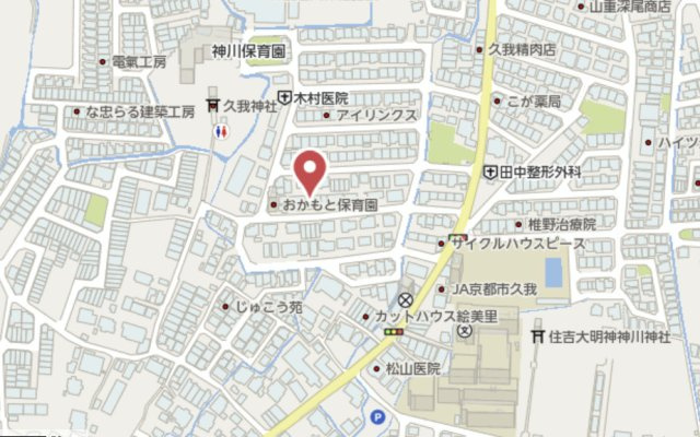 京都市伏見区久我森ノ宮町　新築戸建の地図