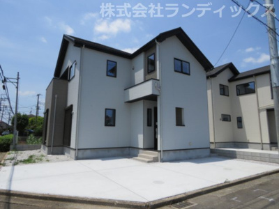 【外観】 | 武蔵村山市学園４丁目新築　３号棟 | 建物完成済み　　東南角地