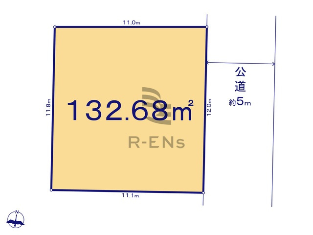 【土地図】 | 練馬区大泉学園町６丁目　建築条件付き売地 | コンビニ、ドラックストアまで徒歩3分で住環境も良好