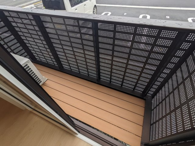 エーデルハイムＭⅡのバルコニー