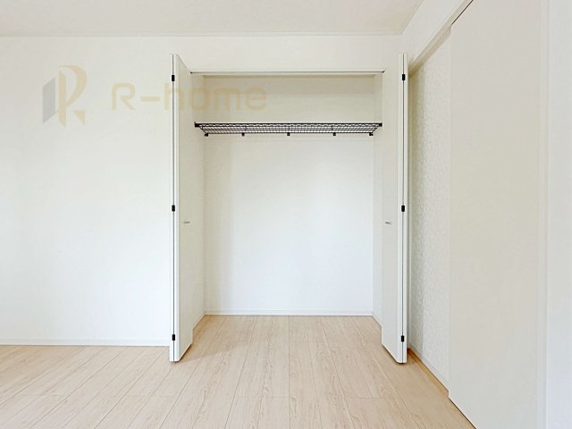 那珂市瓜連第14　新築戸建て　5号棟の収納|2階は全居室収納スペースを設置！
充分な容量で居住空間もスッキリ♪