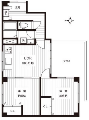 Mハイムの間取り|間取り