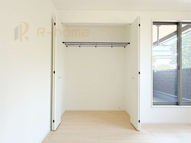 那珂市瓜連第14　新築戸建て　6号棟の収納|2階は全居室収納スペースを設置！
充分な容量で居住空間もスッキリ♪