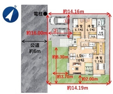 狭山市北入曽　新築分譲　西武新宿線『新所沢駅』バス20分　【山王小学区】のその他