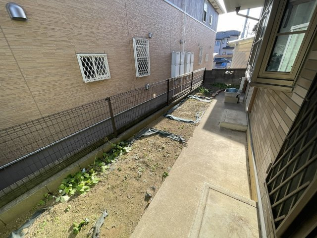 岩槻区本宿戸建ての庭