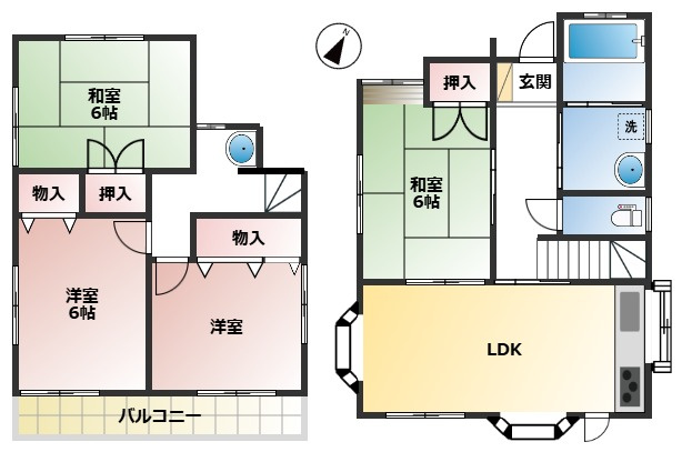 岩槻区本宿戸建ての間取り