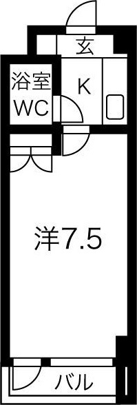 エクセレント中道の間取り