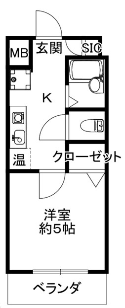 サンロイヤル八幡の間取り