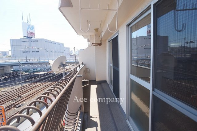 【バルコニー】 | シャトー富士 | 南向きのバルコニーです☆