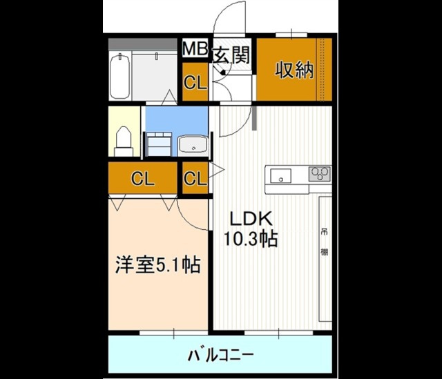 レジデンス八竜の間取り