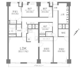 【間取り】 | イトーピア稲毛マンション