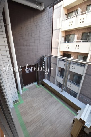 アーバンプレミア秋葉原のバルコニー