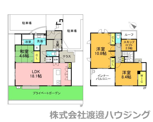 ジオガーデン彩都茨木の間取り