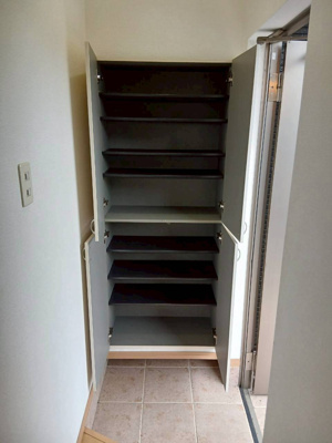 【玄関】 | Le temps calme B（ルタンキャルム） | 玄関収納です