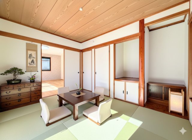 栄区野七里　中古戸建て　第1の和室|◆土・日・祝日は、当社スタッフによる現地案内会を実施しております。もちろん平日のご案内も可能です。お気軽にご相談ください！！(家具はイメージです)