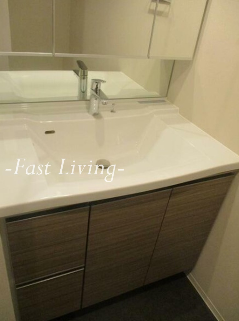 クレストコート文京湯島の洗面所