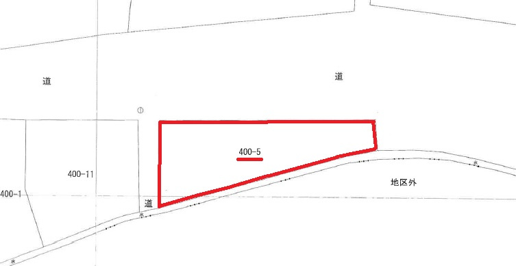 日吉町売地の土地図