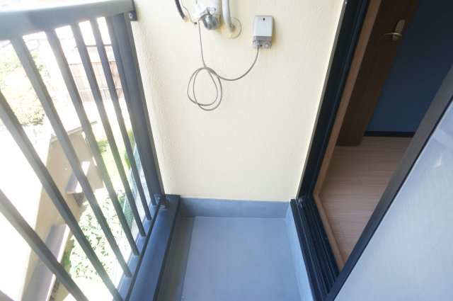 奈良パークヒルズのバルコニー